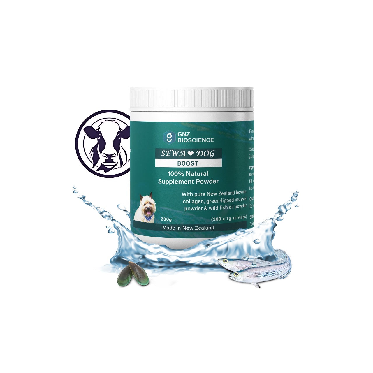 🌿 SEWA Dog Boost Powder 200gm – Joint & Skin Support
