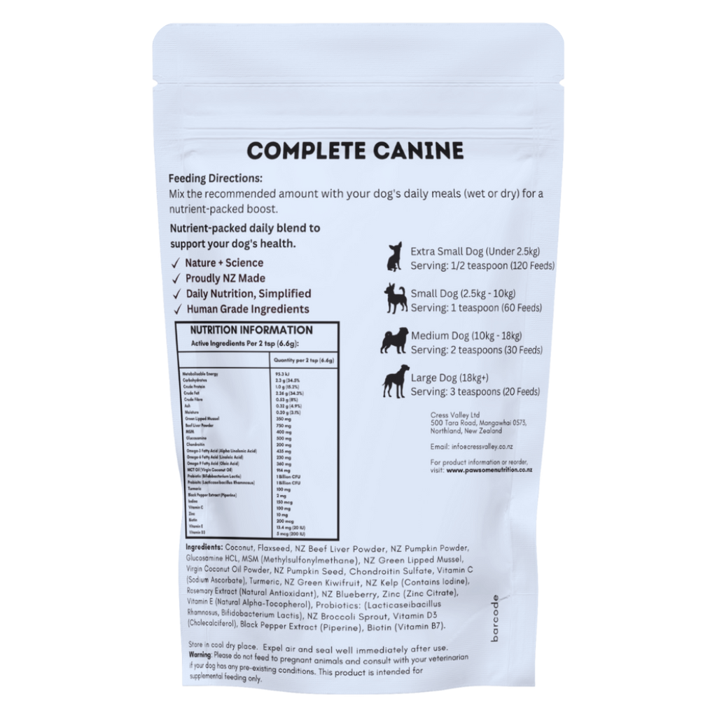 🌿 Complete Canine – Daily Superfood Support for Dogs