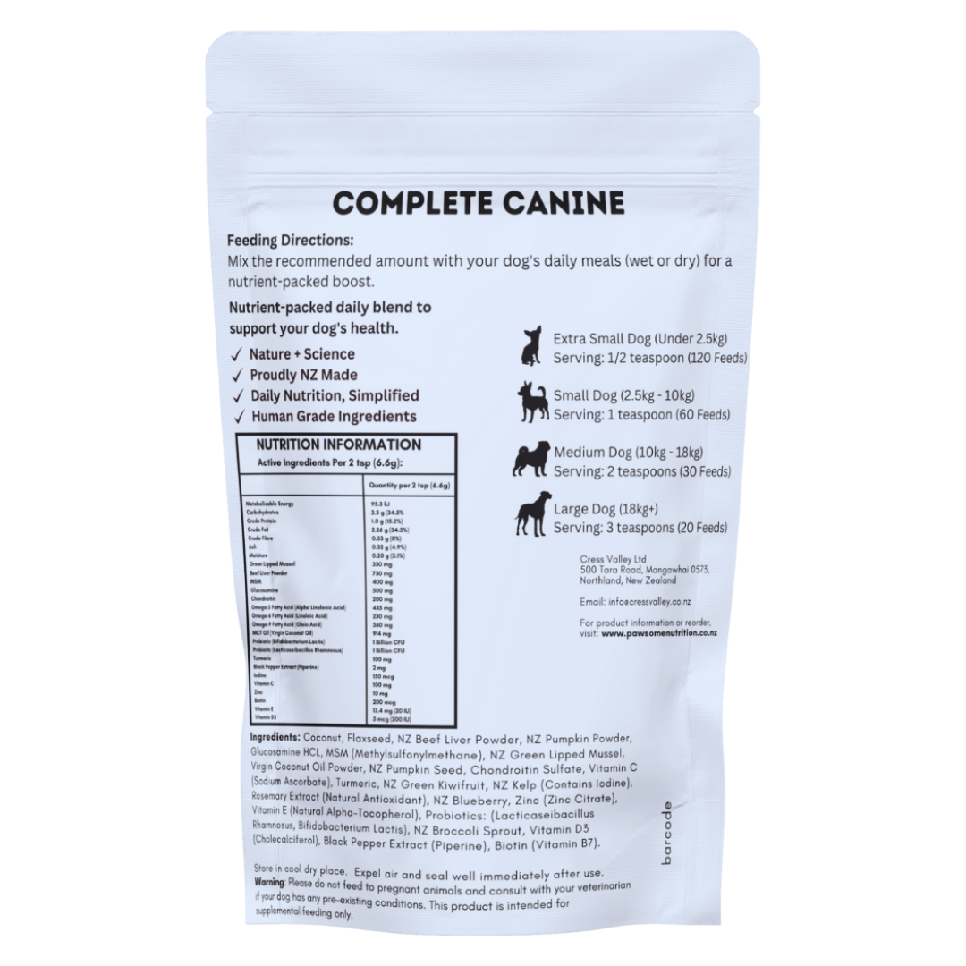 🌿 Complete Canine – Daily Superfood Support for Dogs