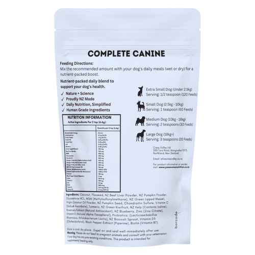 🌿 Complete Canine – Daily Superfood Support for Dogs